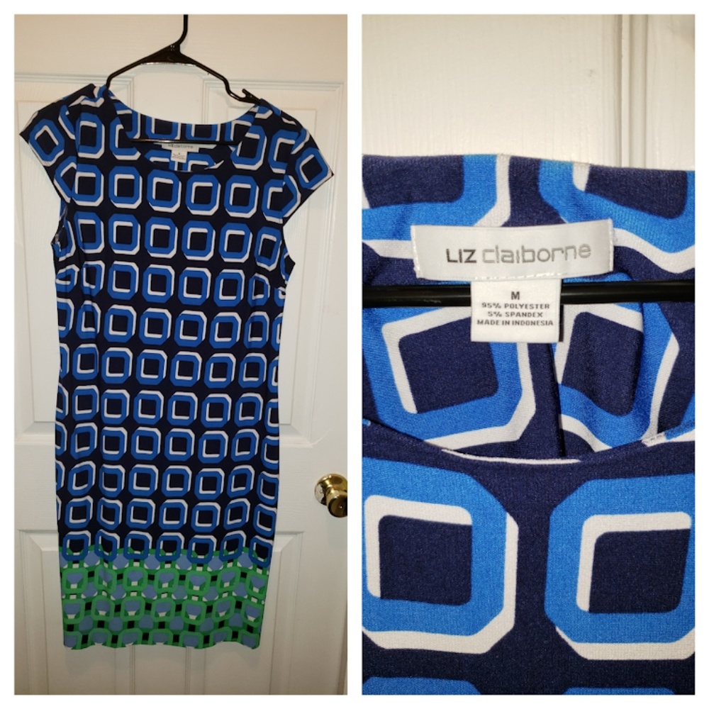 Liz Claiborne Sheath Dress - Sized Medium EUC - Picture 1 of 2